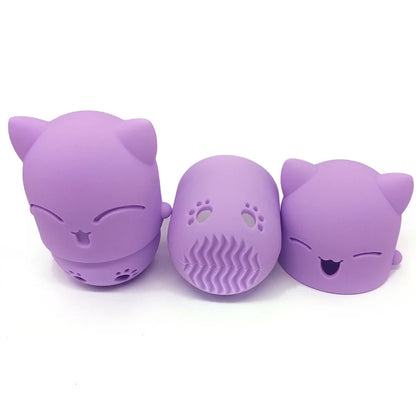 Portable Silicone Makeup Sponge Holder