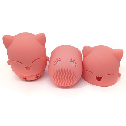 Portable Silicone Makeup Sponge Holder