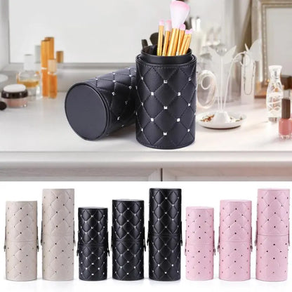 PU Leather Makeup Storage Holder