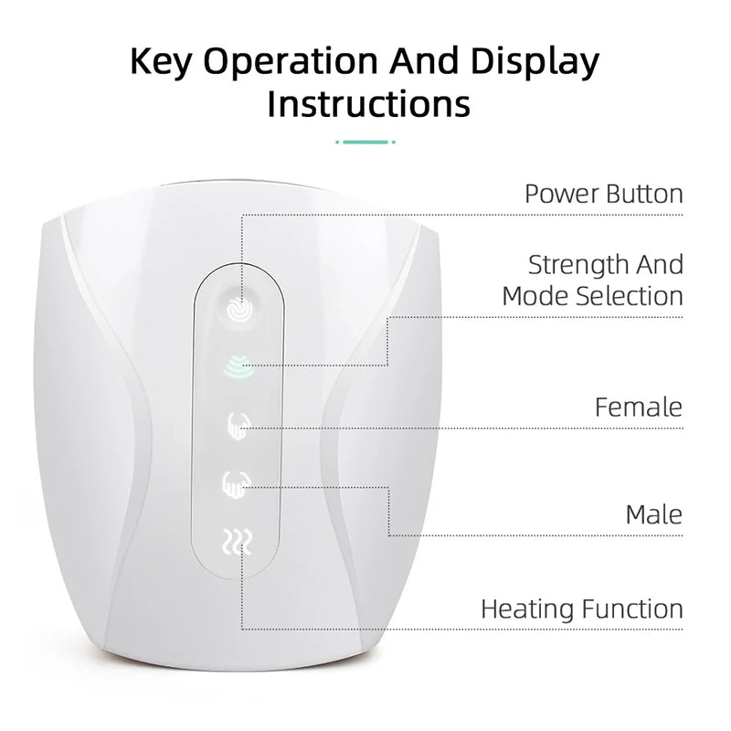 Wireless Heat Hand Massager Beauty