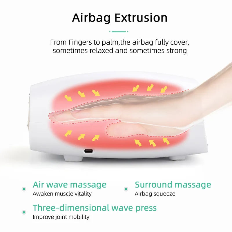 Wireless Heat Hand Massager Beauty