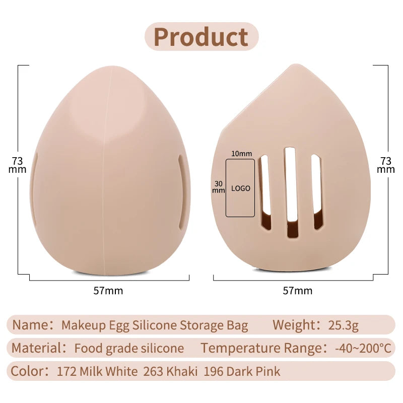 Silicone Makeup Sponge Holder Case