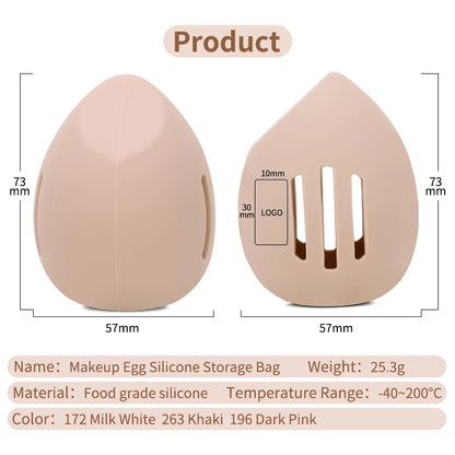 Silicone Makeup Sponge Holder Case