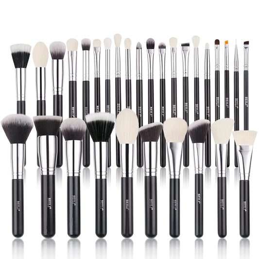 Pro Black Goat Hair Brushes